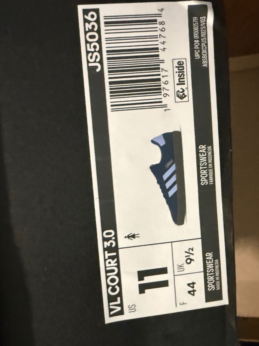 Unisex VL Court 3.0 adidas tennis shoes
